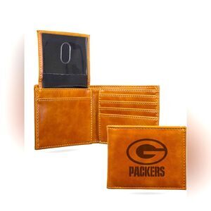 Rico Industries NFL Laser Engraved Bill-fold Wallet,Slim Design NWOT